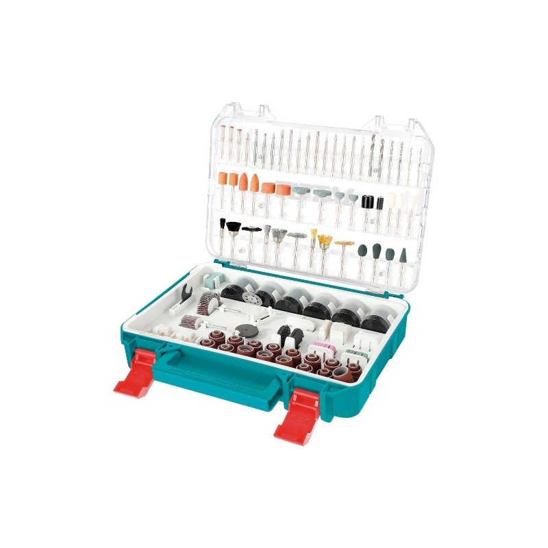 TOTAL 40927  
 Kit accesorios miniamoladora TACSD13571