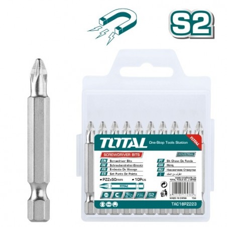 TOTAL 40929  
 Puntas - PZ2 TAC16PZ223  
 50 mm