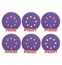 TOTAL 40935  
 Juego hojas lija redonda TAC73150102  
 Ø150 mm