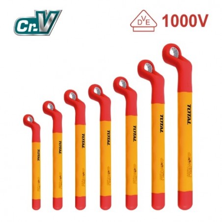 TOTAL 40970  
 Juego 7 llaves aisladas acodadas THKISPA0702