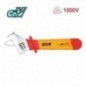 TOTAL 40972  
 Llave aislada ajustable THIADW  
 250 mm  
 Cromo vanadio (Cr-V)
