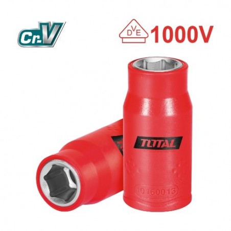 TOTAL 40974  
 Vaso aislado cuadrado 1/2'' THIHAST12  
 10 mm  
 Cromo vanadio (Cr-V)