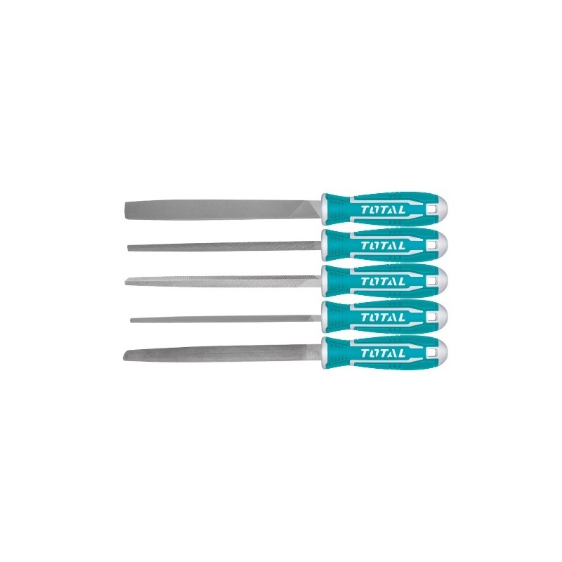 TOTAL 40983  
 Juego de 5 limas THT918516  
 200 mm