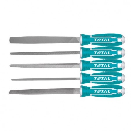 TOTAL 40983  
 Juego de 5 limas THT918516  
 200 mm