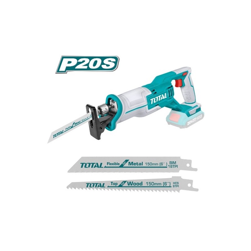 TOTAL 41096  
 Sierra sable a batería TRSLI1152  
 20 V