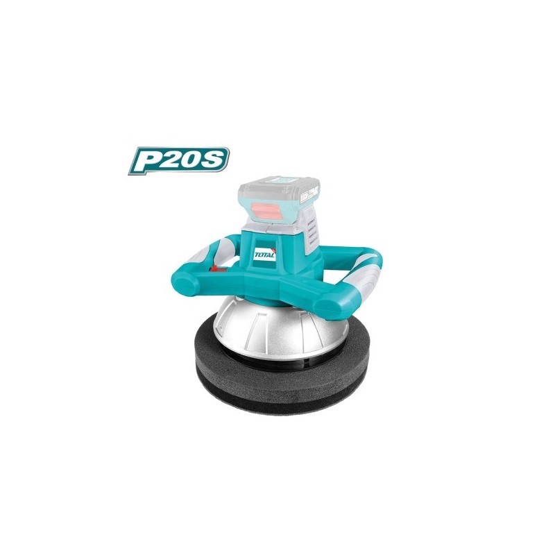 TOTAL 41097  
 Pulidora rotorbital a batería TOPLI2001  
 20 V