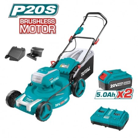 TOTAL 41107   Cortacésped Brushless a batería TLMLI20182   40 V