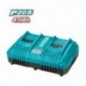 TOTAL 41108  
 Cargador rápido doble TCLI2024  
 20 V