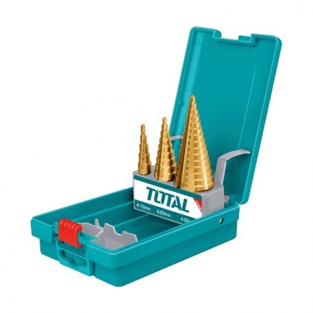 TOTAL 41153  
 Estuche de 3 brocas cónicas TACSD2031