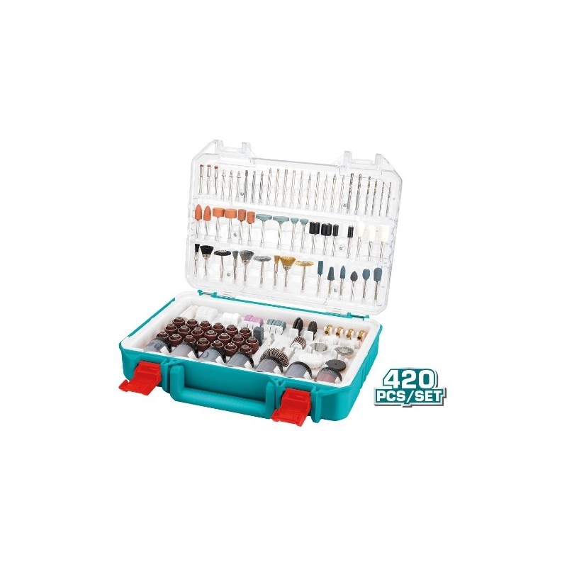 TOTAL 41156  
 Set miniamoladora TAKMG4208
