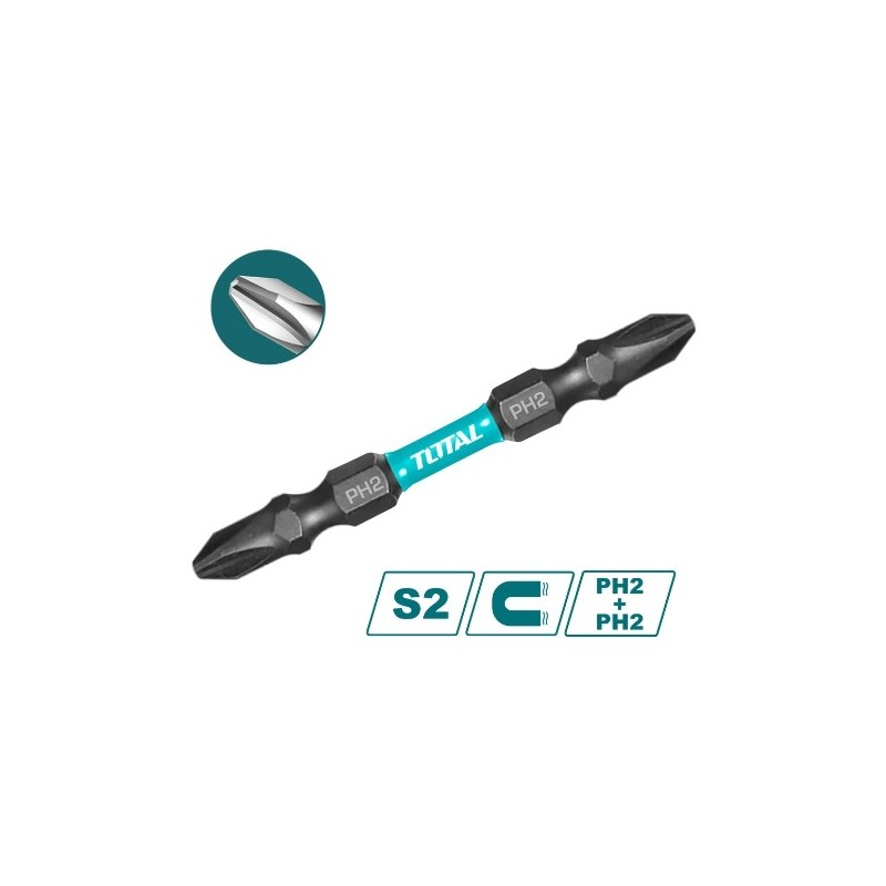 TOTAL 41160  
 Puntas - PH2 / PH2 TACIM16PH233  
 65 mm
