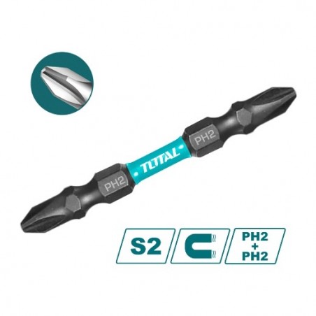 TOTAL 41160  
 Puntas - PH2 / PH2 TACIM16PH233  
 65 mm