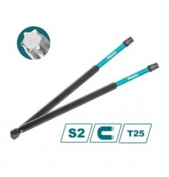 TOTAL 41164  
 Puntas - TORX T25 TACIM16T25  
 T25 x 150 mm