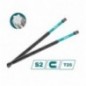 TOTAL 41164  
 Puntas - TORX T25 TACIM16T25  
 T25 x 150 mm