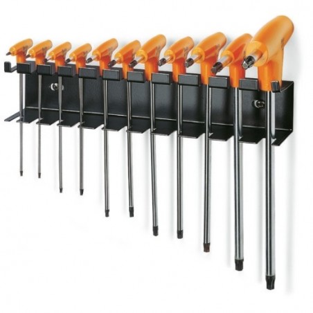 97TTX/SP11 Juego de 11 llaves Torx&reg, con mango en T, con soporte