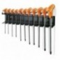 97TTX/SP11 Juego de 11 llaves Torx&reg, con mango en T, con soporte