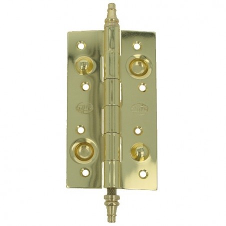 AMIG 4118  
 Bisagra seguridad 561  
 150 x 82 x 3 mm  
 Acero  
 Lacado dorado