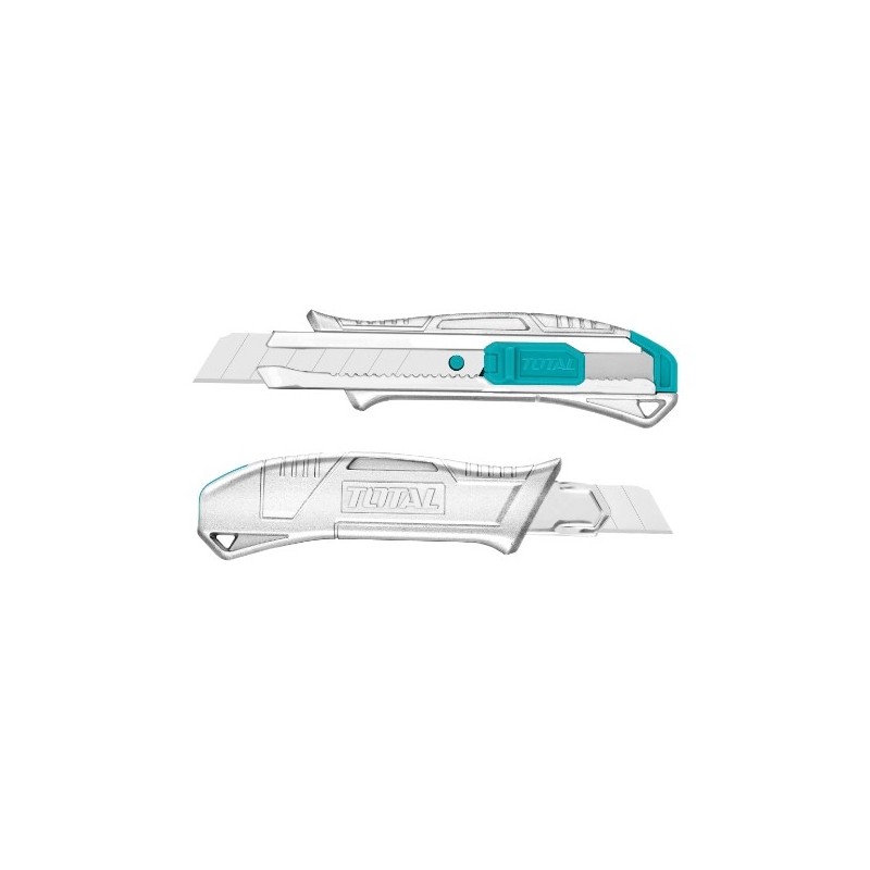 TOTAL 41190  
 Cutter THT511807  
 18 x 100 mm  
 Aluminio