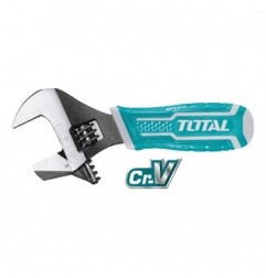 TOTAL 41193  
 Llave ajustable mini con boca reversible THT1016S  
 156 mm