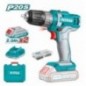TOTAL 41212  
 Taladro atornillador a batería TDLI200528E  
 20 V