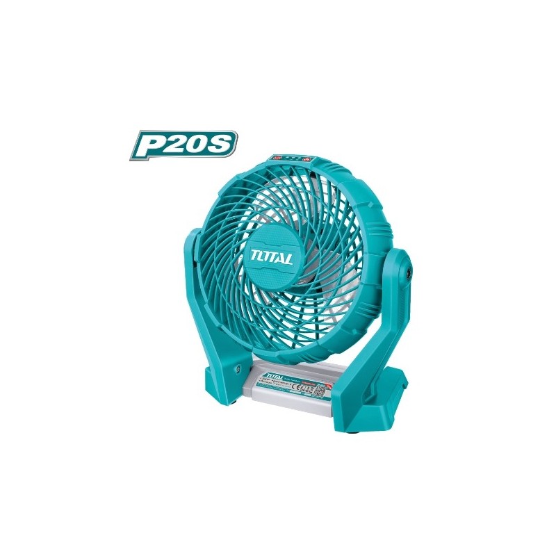 TOTAL 41220  
 Ventilador pórtatil a batería TFALI2007  
 20 V