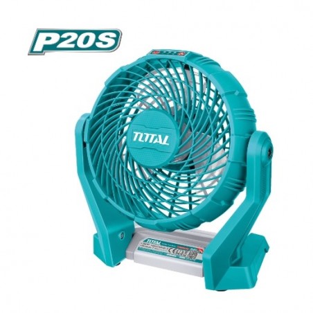 TOTAL 41220  
 Ventilador pórtatil a batería TFALI2007  
 20 V