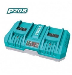 TOTAL 41224  
 Cargador rápido doble TFCLI2082  
 20 V