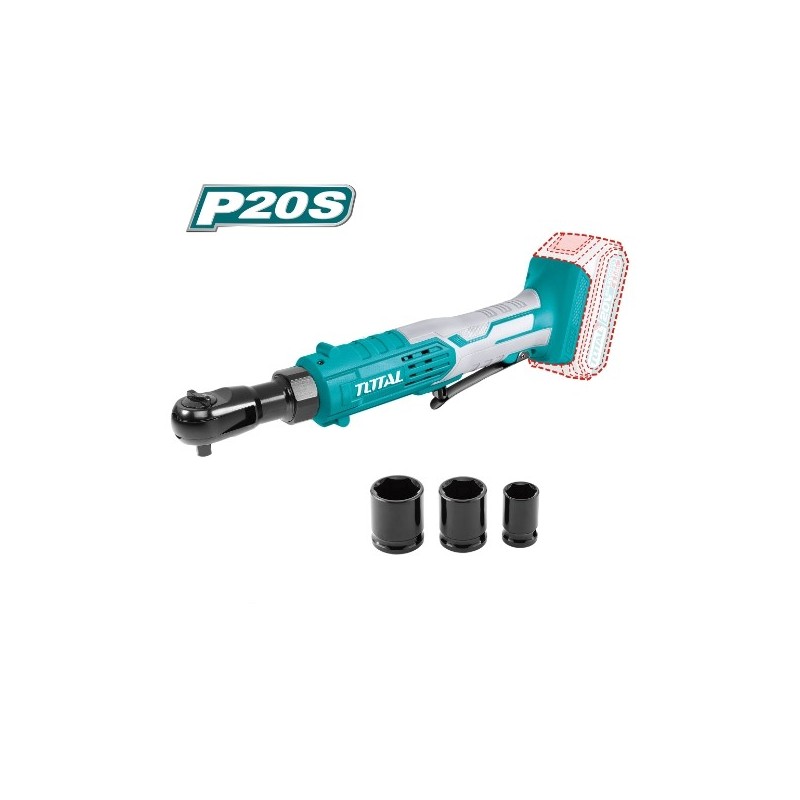 TOTAL 41230  
 Llave carraca a batería TDRLI2060151  
 20 V