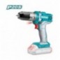 TOTAL 41235  
 Taladro combinado a batería TIDLI201455  
 20 V