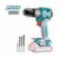 TOTAL 41239  
 Taladro combinado a batería TIDLI206021  
 20 V