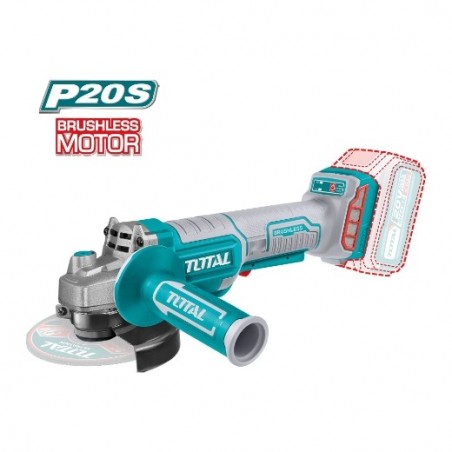 TOTAL 41243  
 Amoladora Brushless a batería TAGLI211156  
 20 V