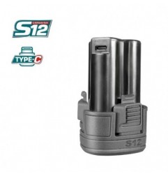 TOTAL 41256  
 Batería litio 1.5 Ah TBLI12153E  
 12 V - 1.5 Ah
