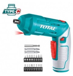 TOTAL 41257  
 Atornillador a batería TSDLI0442  
 4 V