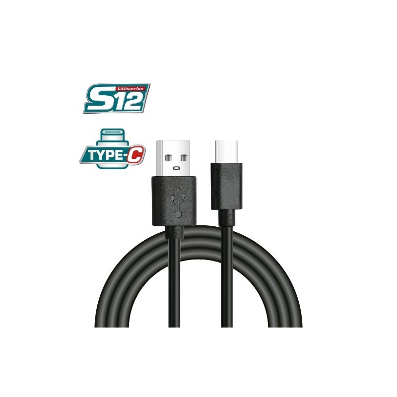 TOTAL 41260  
 Cable USB A USB C TIUCC01  
 1 m