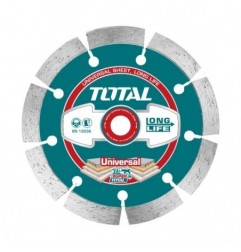 TOTAL 41272  
 Disco diamante mármol y granito TAC211  
 Ø230 mm  
 Diamante