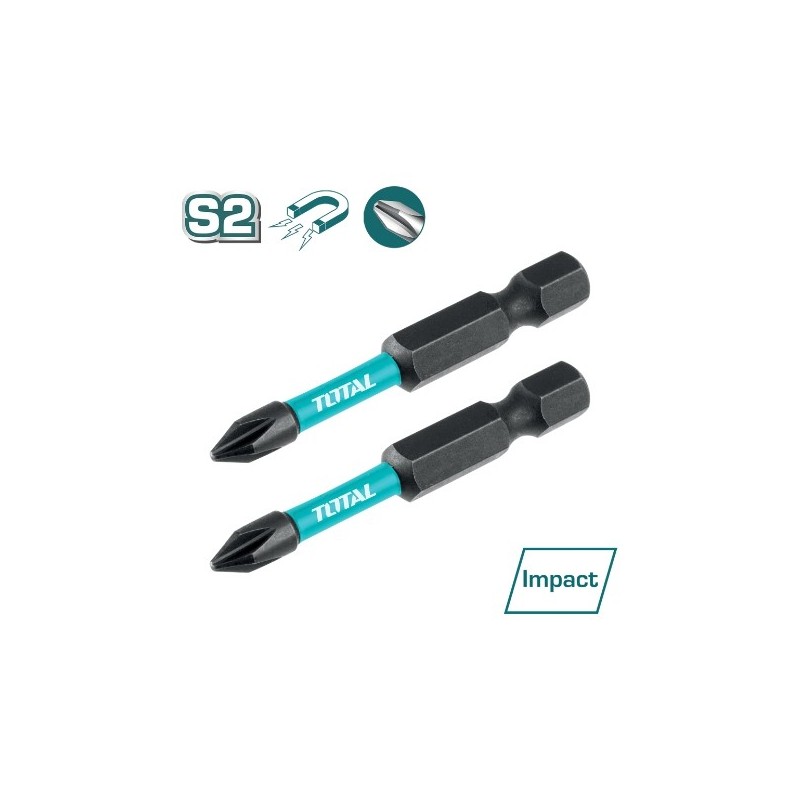 TOTAL 41284  
 Puntas - PH2 TACIM71PH2  
 PH2 x 50 mm