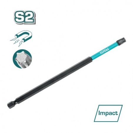 TOTAL 41302  
 Puntas - TORX T25 TACIM71T25  
 T25 x 250 mm