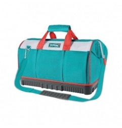 TOTAL 41312  
 Bolsa herramientas THT16163  
 41 x 25 x 26 cm  
 Lona
