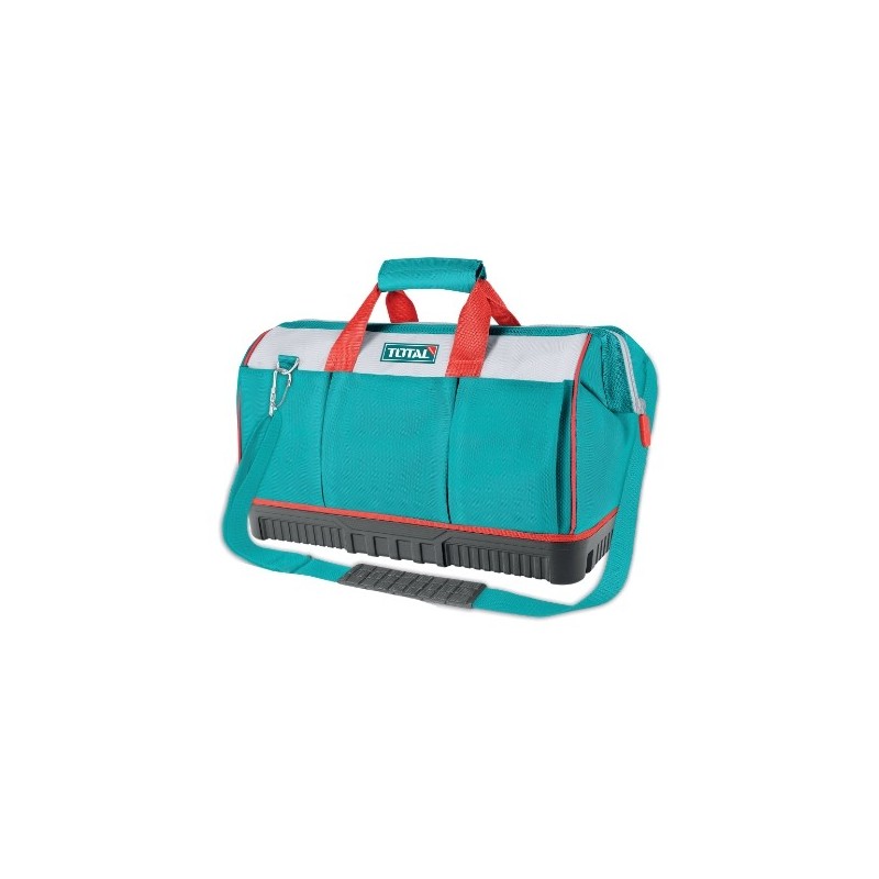 TOTAL 41312  
 Bolsa herramientas THT16163  
 41 x 25 x 26 cm  
 Lona