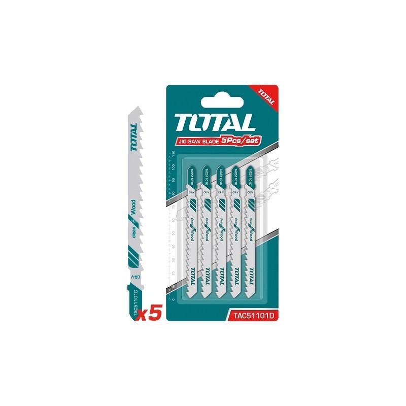 TOTAL 41532  
 Hojas para sierra caladora TJSBT101D  
 74 mm