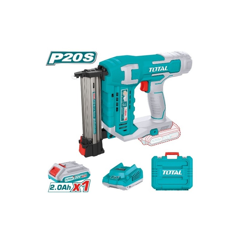 TOTAL 41558  
 Clavadora a batería TCBNLI3508  
 20 V