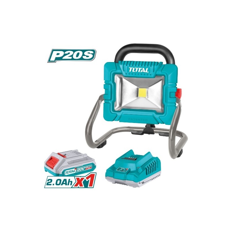 TOTAL 41560  
 Foco Led a batería TWLI20258  
 20 V