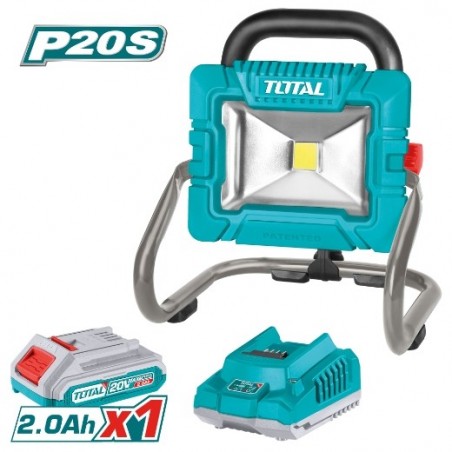 TOTAL 41560  
 Foco Led a batería TWLI20258  
 20 V