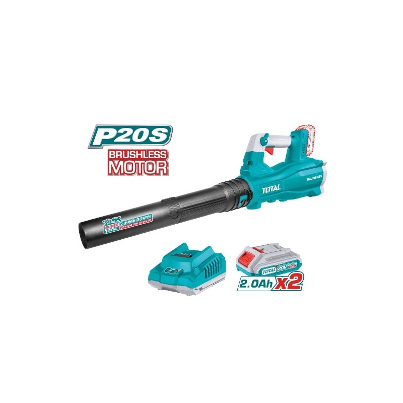 TOTAL 41562  
 Soplador brushless a batería TABLI204282  
 20 V