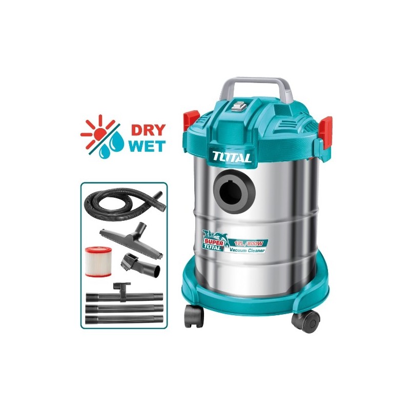 TOTAL 41569  
 Aspirador TVC14122  
 800 W - 12 l