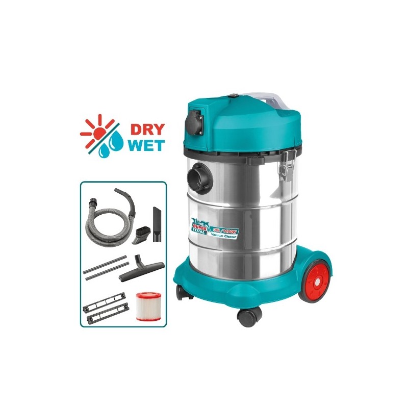 TOTAL 41570  
 Aspirador TVC14301  
 1400 W - 30 l