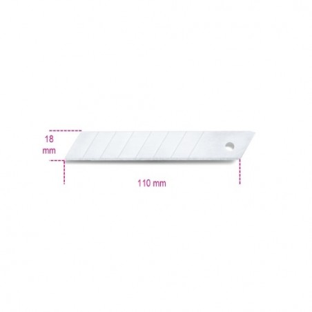 1771RL 10 cuchillas de sectores de 18 mm de repuesto para 1771, 1771BM y 1771HD