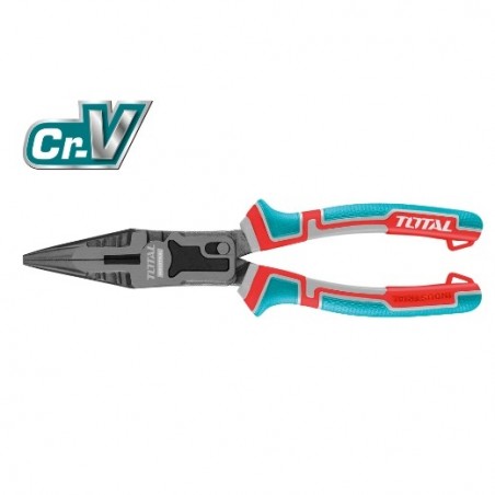 TOTAL 41587  
 Alicate boca plana THTC520806  
 215 mm