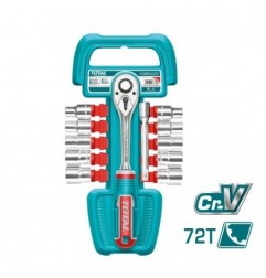 TOTAL 41608  
 Juego de 10 vasos 3/8'' THT381121  
 3/8''