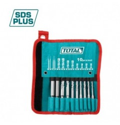 TOTAL 41637  
 Juego 8 brocas + cincel sds TACSD19101